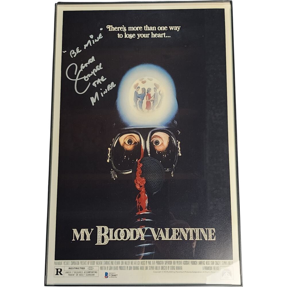 Peter Cowper Signed 11x17 Photo Poster My Bloody Valentine Signed Beckett COA